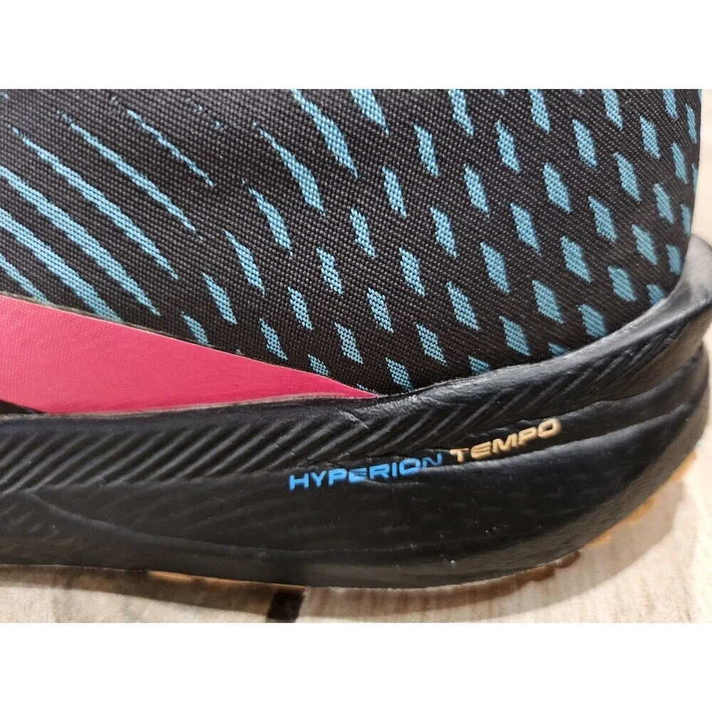 Brooks Women's Hypertension Temp Black and Teal Running Shoes 10.5 - Picture 8 of 16